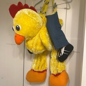 Ride on chicken costume